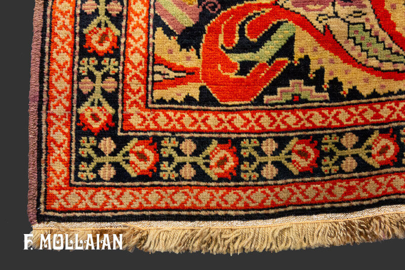 Antique Caucasian Karabakh (Qarabağ) Runner Rug n°:82741524